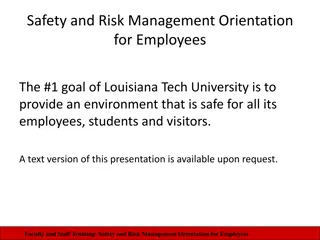 Louisiana Tech University Safety Orientation Program