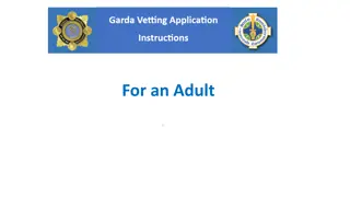 Vetting Application Process in Foireann