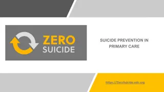 Suicide Prevention in Primary Care