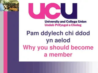 Benefits of UCU Membership