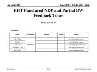 IEEE 802.11-20 Changes in EHT80 Tone Plan