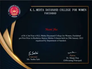 Talented Winners of Sanskrit Competition