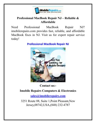 Professional MacBook Repair NJ – Reliable & Affordable