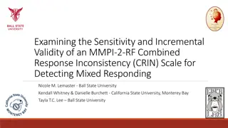 Sensitivity of MMPI-2-RF Combined Response Inconsistency Scale