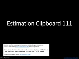 Estimation Clipboard: Fun Resources for Math Education