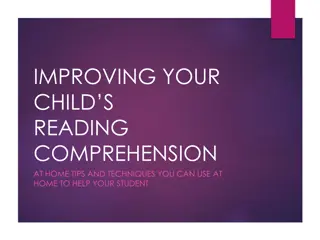 Child Reading Comprehension Techniques at Home