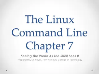 Shell Commands and Expansions Overview