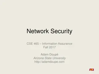 Understanding Network Security and TCP/IP Protocol Suite