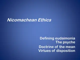 Aristotle’s Ethics and Eudaimonia