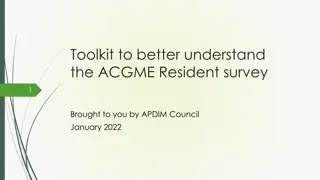 ACGME Resident Survey Toolkit 2022