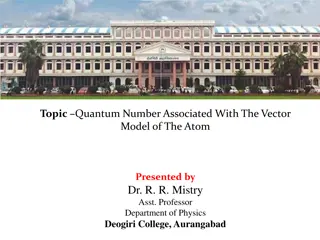 Quantum Number in the Vector Model of the Atom