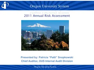Annual Risk Assessment and Standards at Oregon University System