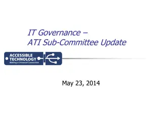 Governance Sub-Committee Update & Status Reports