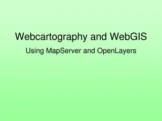 Webcartography and WebGIS Essentials