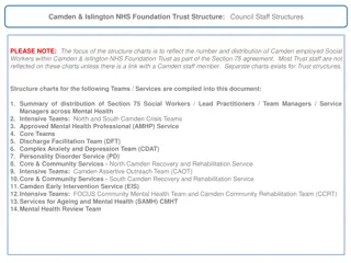 Camden & Islington NHS Foundation Trust Social Work Structure