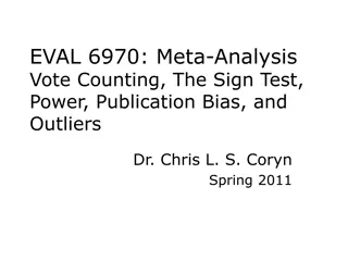 Meta-Analysis Vote Counting and Sign Test