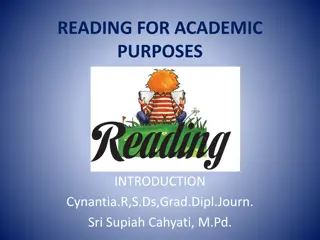 Enhancing Academic Reading Skills