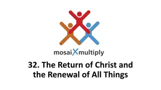 Renewal of All Things: Understanding the Millennium Perspectives