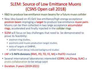Source of Low Emittance Muons for Future Collider