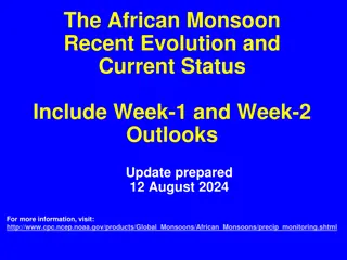 African Monsoon Evolution & Outlook