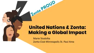 Global Impact of United Nations & Zonta Club