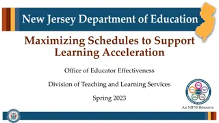 Maximizing Schedules to Support Learning Acceleration in Education