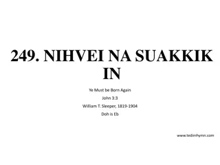 Nihvei Na Suakkik In Hymn Collection