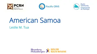 American Samoa Vital Statistics and Data Registry Overview