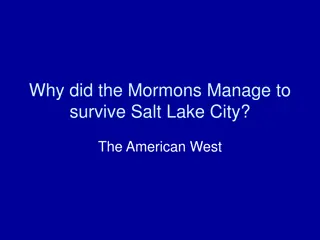 Survival of Mormons in Salt Lake City