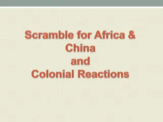 Impact of Colonization on Africa, China, and Resistance Movements