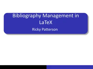 Effective LaTeX Bibliography Management Tips