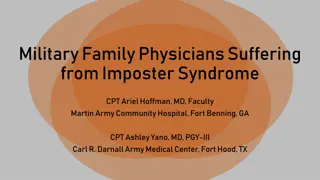 Understanding Imposter Syndrome in Military Family Physicians