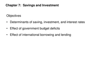 Understanding Savings, Investment, and Capital