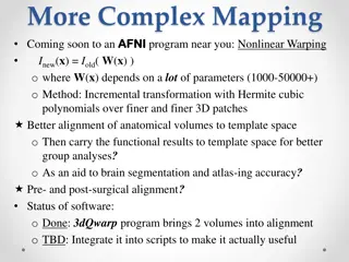 Advanced Nonlinear Warping and Brain Alignment Techniques