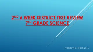 7th Grade Science District Test Review