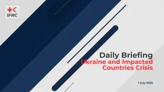 Ukraine Crisis Update: Humanitarian Corridors, Power Sources, Migrant Destinations