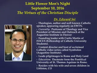 Virtues of the Christian Disciple with Dr. Edward Sri