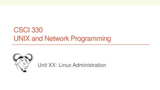 Linux Administration Basics