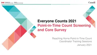 Overview of Point-in-Time Count Survey for Reaching Home 2021