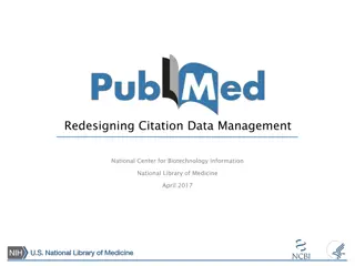 Redesigning Citation Data Management at National Center for Biotechnology Information
