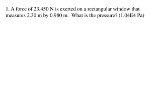 Pressure and Force Conversions in Physics