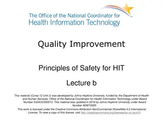 Principles of Safety for HIT Lecture