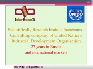 Scientific Research Institute Interecoms: UNIDO Member & Consulting Company