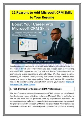 CRM Training Institutes in Hyderabad Dynamics 365 Training Courses