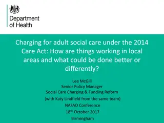 Improving Adult Social Care Charging: Local Areas' Challenges