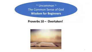 Overtaken by Wisdom: Understanding the Consequences of Actions