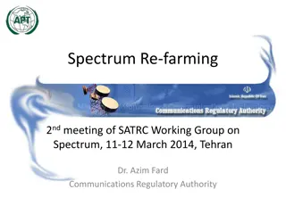 Spectrum Repurposing Initiatives
