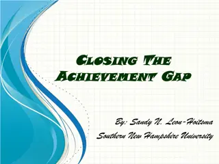 Understanding Achievement Gap in Education