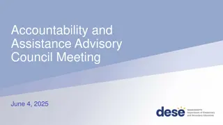 Accountability and Assistance Advisory Council Meeting Highlights