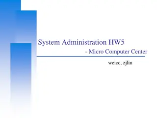 Computer Center Requirements at NCTU CS